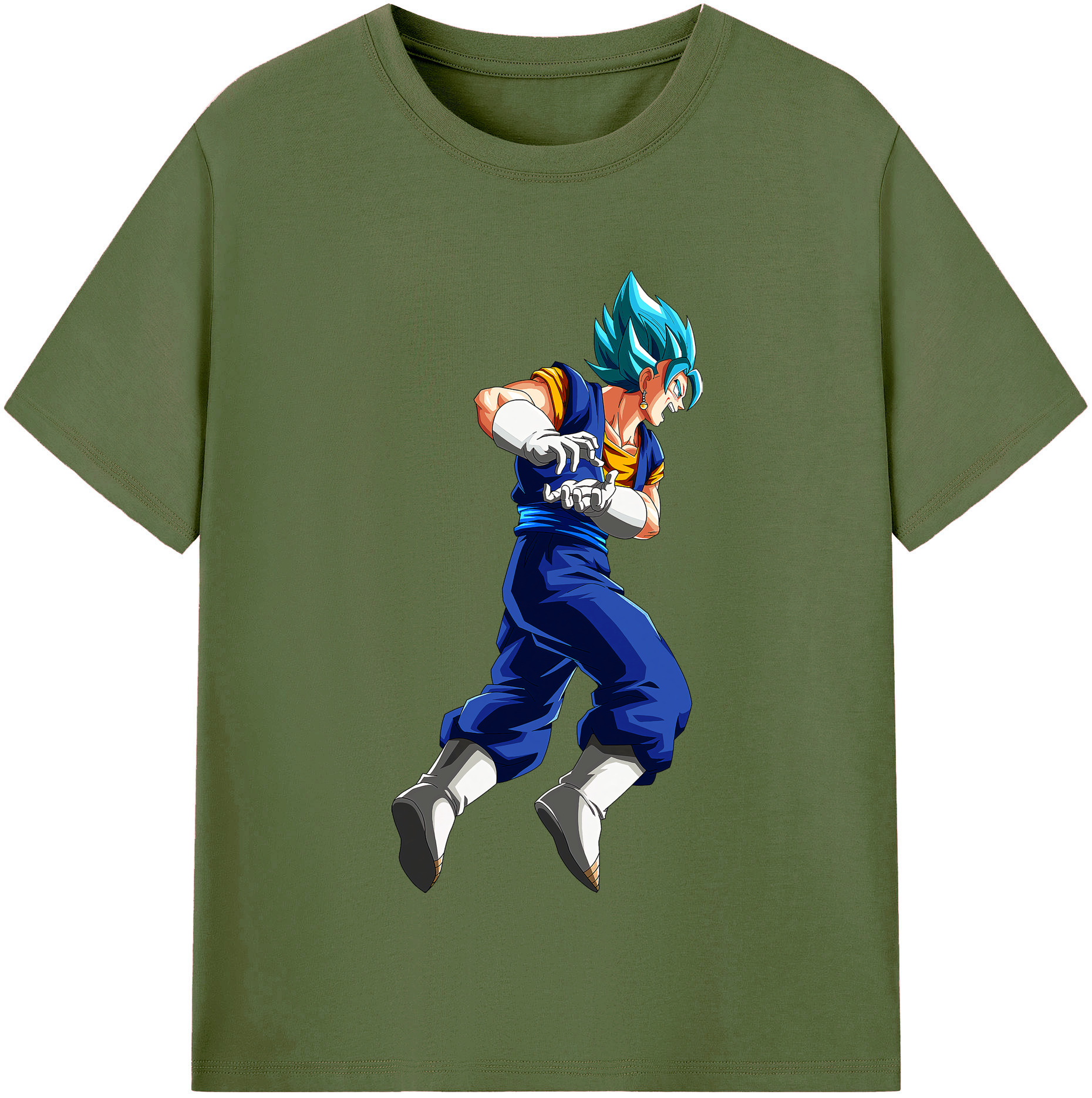 （画像用） ドラゴンボール ベジット DRAGON BALL Vegetto 綿100％半袖Tシャツ（フロントプリント）
